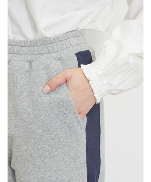 Samansa Mos2（サマンサ モスモス）の「サイドラインスウェットパンツ（その他パンツ・レディース・グレー/ブラック/モカ・F）」の10枚目の写真
