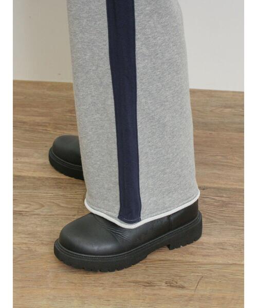 Samansa Mos2（サマンサ モスモス）の「サイドラインスウェットパンツ（その他パンツ・レディース・グレー/ブラック/モカ・F）」の12枚目の写真