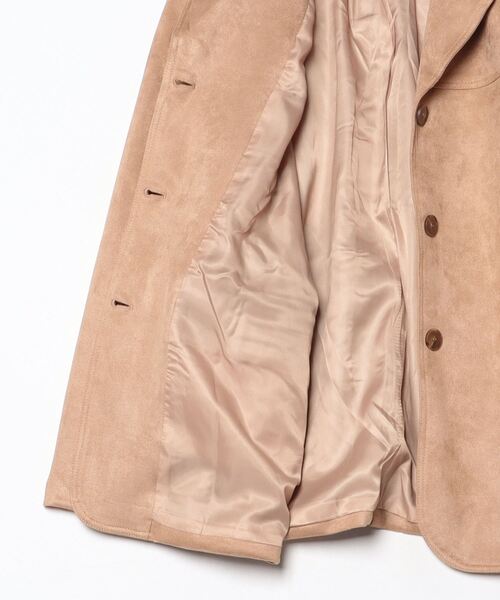 スエード調ジャケット（テーラードジャケット）｜dream in the cradle（ドリームインザクレイドル）