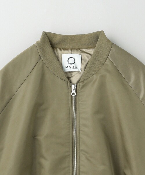 MARW UNITED ARROWS(マルゥ ユナイテッドアローズ)の「<MARW UNITED ARROWS>ビッグ MA-1ジャケット(MA-1・レディース・ブラック/モカ・36/38)」の17枚目の写真