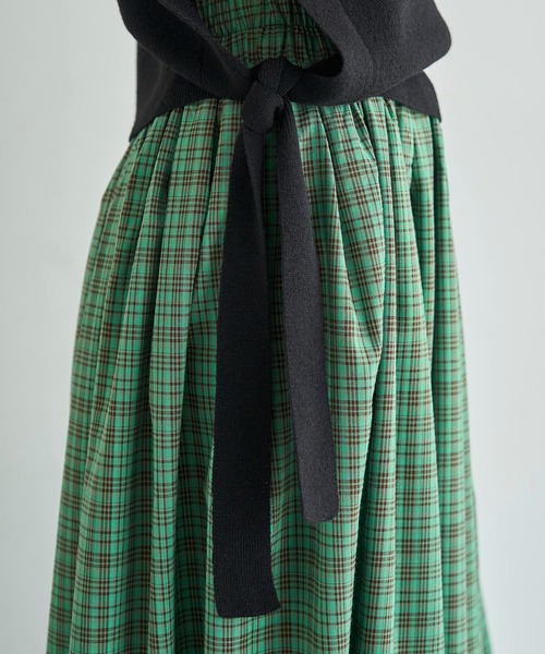 meilmada（メイルマダ）の「サイドリボンニットベスト（ベスト・レディース・ベージュ/ブラック/チャコールグレー・FREE）」の13枚目の写真