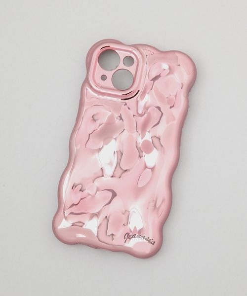 JEANASIS（ジーナシス）の「【iPhone13/14対応】WAVE PHONE CASE/284106（スマホケース/カバー・レディース・ブラック/ピンク/シルバー/ブルー・FREE）」の3枚目の写真