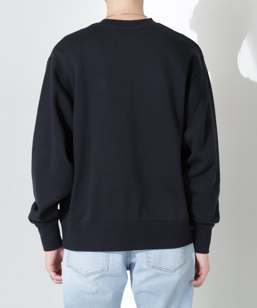 NANO universe（ナノユニバース）の「｢KELTY×NANO universe｣ミニロゴクルーネックスウェット（スウェット・メンズ・グレー/ブラック・L/M/S）」の19枚目の写真