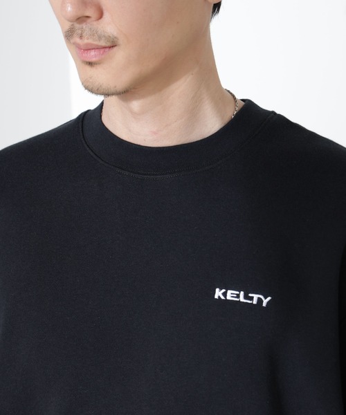 NANO universe（ナノユニバース）の「｢KELTY×NANO universe｣ミニロゴクルーネックスウェット（スウェット・メンズ・グレー/ブラック・L/M/S）」の20枚目の写真