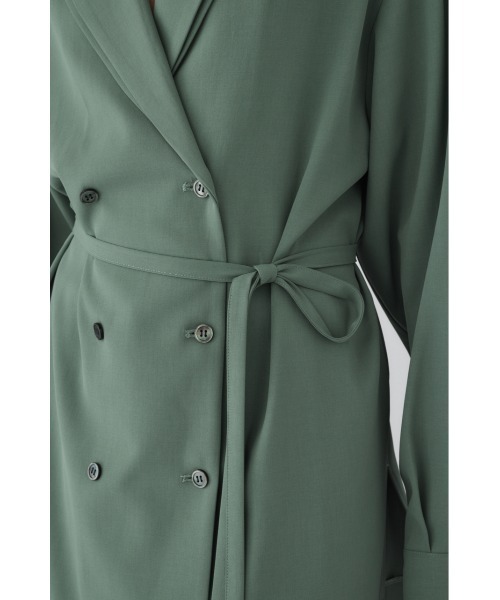 RIM.ARK(リムアーク)の「Double collar SH/JK ダブルカラーシャツジャケット(シャツ/ブラウス・レディース・ライトグリーン/ブラック/グレイッシュベージュ・FREE)」の13枚目の写真