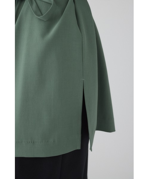 RIM.ARK(リムアーク)の「Double collar SH/JK ダブルカラーシャツジャケット(シャツ/ブラウス・レディース・ライトグリーン/ブラック/グレイッシュベージュ・FREE)」の14枚目の写真