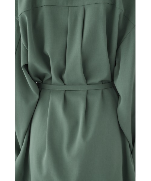 RIM.ARK(リムアーク)の「Double collar SH/JK ダブルカラーシャツジャケット(シャツ/ブラウス・レディース・ライトグリーン/ブラック/グレイッシュベージュ・FREE)」の9枚目の写真