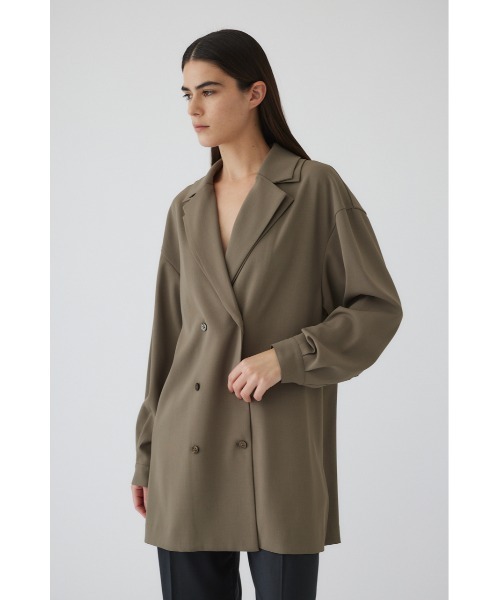 RIM.ARK(リムアーク)の「Double collar SH/JK ダブルカラーシャツジャケット(シャツ/ブラウス・レディース・ライトグリーン/ブラック/グレイッシュベージュ・FREE)」の19枚目の写真