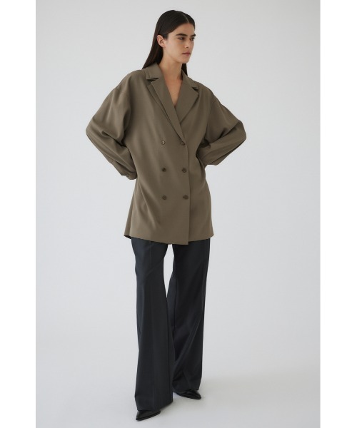 RIM.ARK(リムアーク)の「Double collar SH/JK ダブルカラーシャツジャケット(シャツ/ブラウス・レディース・ライトグリーン/ブラック/グレイッシュベージュ・FREE)」の21枚目の写真