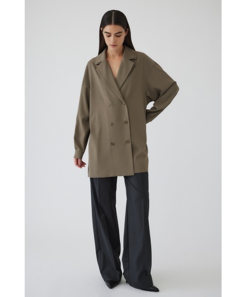 RIM.ARK(リムアーク)の「Double collar SH/JK ダブルカラーシャツジャケット(シャツ/ブラウス・レディース・ライトグリーン/ブラック/グレイッシュベージュ・FREE)」の22枚目の写真