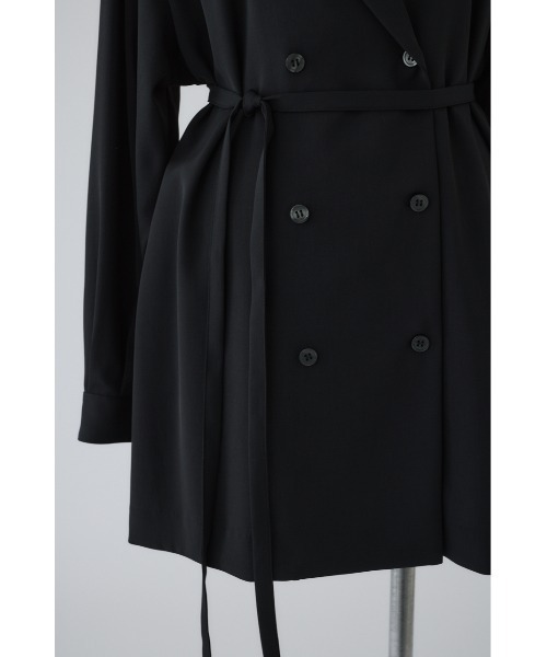 RIM.ARK(リムアーク)の「Double collar SH/JK ダブルカラーシャツジャケット(シャツ/ブラウス・レディース・ライトグリーン/ブラック/グレイッシュベージュ・FREE)」の15枚目の写真