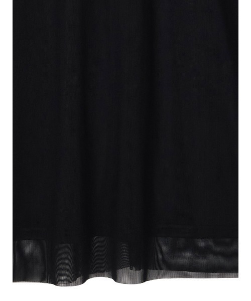 Ameri(アメリ)の「BLACK TULLE PENCIL LINE DRESS(ワンピース・レディース・ブラック・X-SMALL/SMALL/MEDIUM)」の11枚目の写真