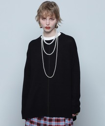 mici)モヘアミックスオーバーニット（ニット/セーター）｜ROSE