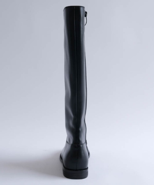 aquagarage(アクアガレージ)の「ローヒールロングブーツ(ブーツ・レディース・ブラック・24.0cm/23.5cm/23.0cm)」の5枚目の写真