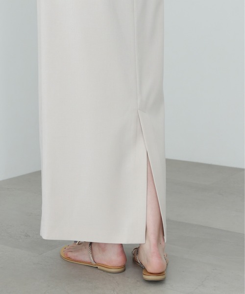 N.（N. Natural Beauty Basic）（エヌエヌナチュラルビューティーベーシック）の「麻調ポケットタイトスカート（スカート・レディース・ベージュ/ブラウン/オフホワイト・SMALL/MEDIUM）」の18枚目の写真