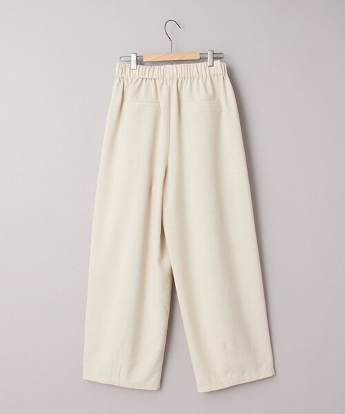 coen（コーエン）の「リネンタッチ ポリエステル イージー カーブパンツ（スラックス・レディース・ナチュラル/ブラック/ベージュ・M/L）」の17枚目の写真