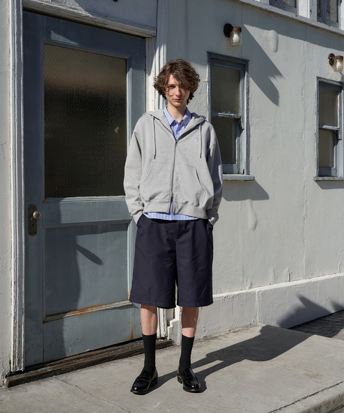 GRANCY ダブルジップパーカー GRANCY】HeavyWeight ZipDesign Hoodie / ヘビーウェイト ジップ