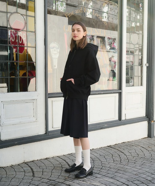 Regen Glanz（レーゲングランツ）の「double zip hoodie/ダブルジップパーカー（パーカー・メンズ・ブラック/グレー・MEDIUM/LARGE）」の17枚目の写真