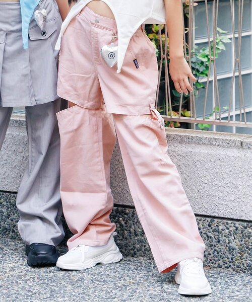 algy(アルジー)の「ハルイロ2WAYパンツ(その他パンツ・キッズ・ピンク/ライム/インディゴブルー・XX-SMALL/X-SMALL/SMALL/MEDIUM)」の3枚目の写真