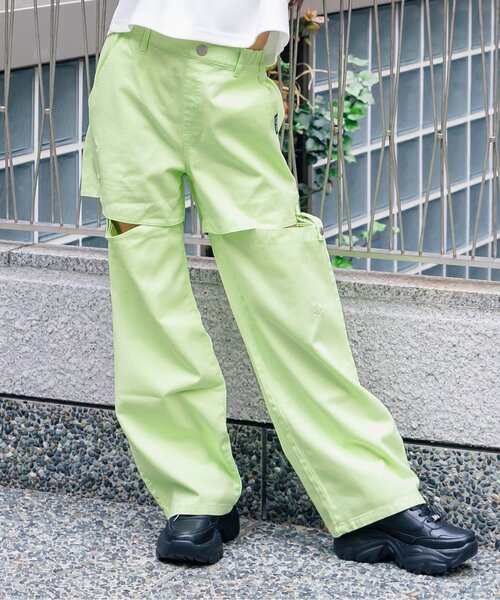 algy(アルジー)の「ハルイロ2WAYパンツ(その他パンツ・キッズ・ピンク/ライム/インディゴブルー・XX-SMALL/X-SMALL/SMALL/MEDIUM)」の1枚目の写真