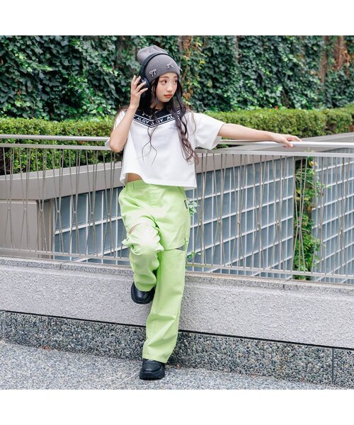 algy(アルジー)の「ハルイロ2WAYパンツ(その他パンツ・キッズ・ピンク/ライム/インディゴブルー・XX-SMALL/X-SMALL/SMALL/MEDIUM)」の6枚目の写真