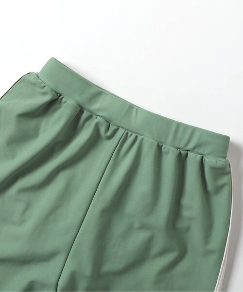 apres les cours（アプレレクール）の「きょうりゅう・ストライプラッシュガード付きボクサー水着（ラッシュガード・キッズ・アイボリー/グリーン・80/90/100/110）」の12枚目の写真