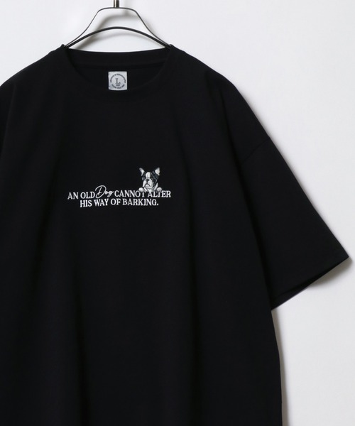 ANPAS(アンパス)の「High Function Animal&Logo Embroidery T-Shirt/ドライ UVカット 接触冷感 アニマル&ロゴ刺繍 ワンポイント刺繍 Tシャツ 半袖 メンズ レディース(Tシャツ/カットソー・メンズ・ネイビー/ホワイト系その他/ブラック系その他/ホワイト系その他2/オレンジ/ミント・L/M)」の3枚目の写真