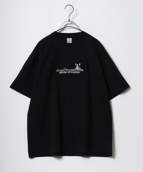 ANPAS(アンパス)の「High Function Animal&Logo Embroidery T-Shirt/ドライ UVカット 接触冷感 アニマル&ロゴ刺繍 ワンポイント刺繍 Tシャツ 半袖 メンズ レディース(Tシャツ/カットソー・メンズ・ネイビー/ホワイト系その他/ブラック系その他/ホワイト系その他2/オレンジ/ミント・L/M)」の9枚目の写真