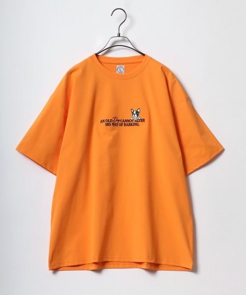 ANPAS(アンパス)の「High Function Animal&Logo Embroidery T-Shirt/ドライ UVカット 接触冷感 アニマル&ロゴ刺繍 ワンポイント刺繍 Tシャツ 半袖 メンズ レディース(Tシャツ/カットソー・メンズ・ネイビー/ホワイト系その他/ブラック系その他/ホワイト系その他2/オレンジ/ミント・L/M)」の12枚目の写真