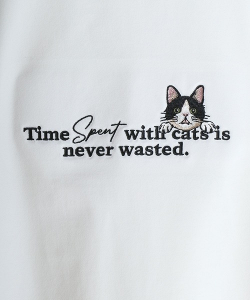 ANPAS(アンパス)の「High Function Animal&Logo Embroidery T-Shirt/ドライ UVカット 接触冷感 アニマル&ロゴ刺繍 ワンポイント刺繍 Tシャツ 半袖 メンズ レディース(Tシャツ/カットソー・メンズ・ネイビー/ホワイト系その他/ブラック系その他/ホワイト系その他2/オレンジ/ミント・L/M)」の14枚目の写真