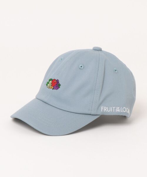 FRUIT OF THE LOOM(フルーツオブザルーム)の「FRUIT OF THE LOOM/フルーツオブザルーム キッズ FTL EX KIDS LOGO EMB LAW CAP(キャップ・キッズ・ブルー/イエロー/グリーン/ピンク/オレンジ/ホワイト/ブラック/ベージュ・52cm)」の5枚目の写真