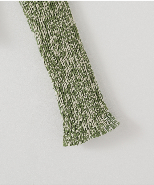 muller of yoshiokubo（ミュラーオブヨシオクボ）の「muller of yoshiokubo/ミュラーオブヨシオクボ BUBBLE TOP（ニット/セーター・レディース・グリーン・36）」の6枚目の写真