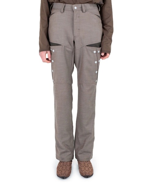 KIKO KOSTADINOV（キコ コスタディノフ）の「Kiko Kostadinov/キコ・コスタディノフ/INEX SNAP TROUSER（その他パンツ・メンズ・ブラウン・44/46）」の4枚目の写真