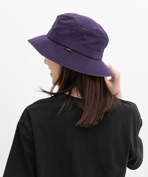 Honeys（ハニーズ）の「【撥水加工・ＵＶカット】アドベンチャーハット（ハット・レディース・ブラック/ライトベージュ/スミクロ/パープル/ベージュ・FREE）」の10枚目の写真