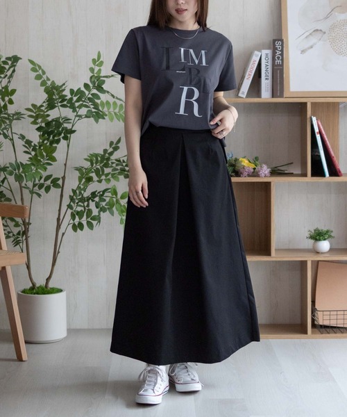 HusHusH（ハッシュアッシュ）の「HusHusH ロゴプリントTシャツ（Tシャツ/カットソー・レディース・オフホワイト/チャコールグレー/ベージュ・M/L）」の8枚目の写真