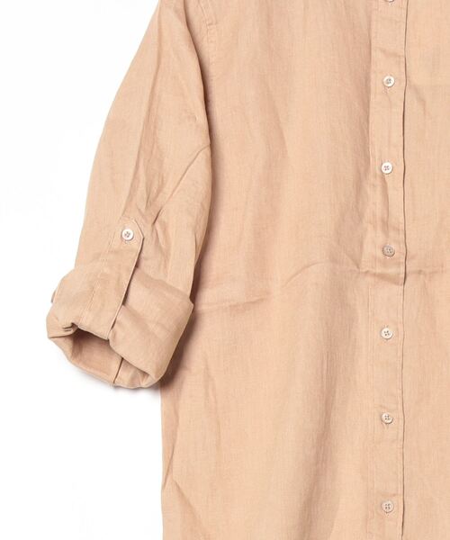 LAUREN RALPH LAUREN（ローレン ラルフ ローレン）の「リラックスド フィット リネン シャツ（シャツ/ブラウス・レディース・ブラウン系6・S/M/XS/L/XL/XXS）」の8枚目の写真