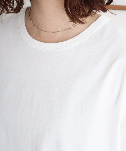 Emago(イマゴ)の「EMAGO 無地ISベストT(Tシャツ/カットソー・レディース・ホワイト/ブラック・FREE)」の14枚目の写真