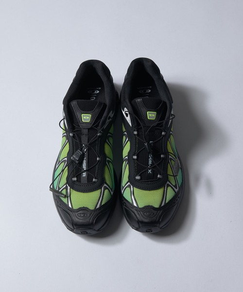 美品SALOMON XT-WHISPER ブラック/グリーンスニーカー 27 SALOMON スニーカー 「SALOMON」XT-WHISPER VOID メンズ
