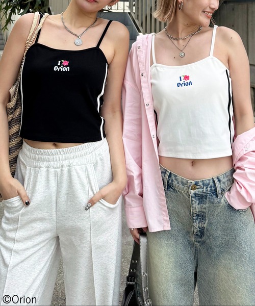 d.i.a.ネオンスターキャミ osharewalker キャミソール レディース トップス ニット ニット