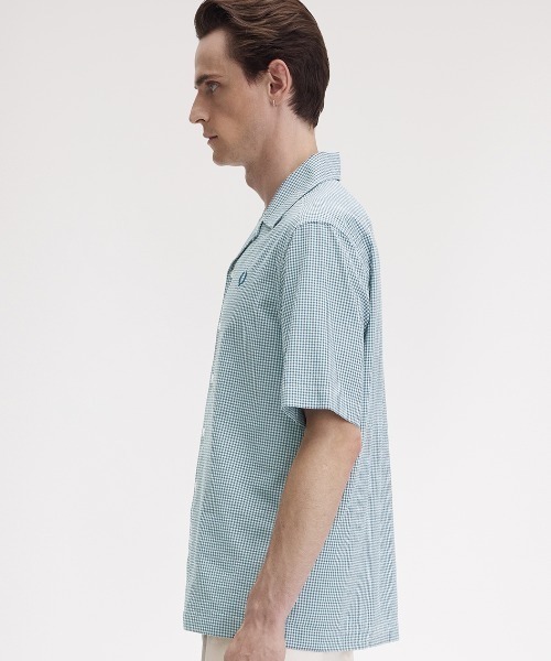 FRED PERRY（フレッドペリー）の「Micro Gingham Seersucker