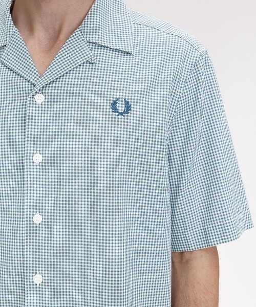 FRED PERRY（フレッドペリー）の「Micro Gingham Seersucker