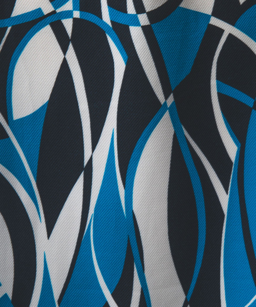 セール】【NARACAMICIE】【セットアップ対応】ウェーブ幾何プリント七