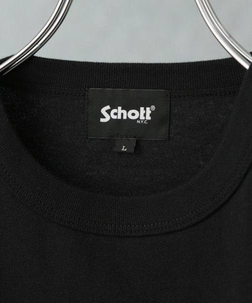 schott（ショット）の「SCHOTT/別注 "PHOTO" S/S TEE（Tシャツ/カットソー・メンズ・ブラック/ホワイト・L/M）」の5枚目の写真