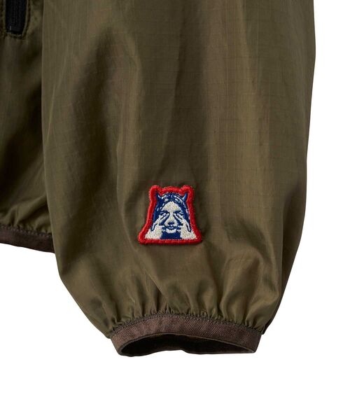 HYSTERIC GLAMOUR（ヒステリックグラマー）の「SEE NO EVILワッペン フーデットブルゾン（ブルゾン・メンズ・ブラック/カーキ・SMALL/MEDIUM/LARGE/X-LARGE）」の5枚目の写真