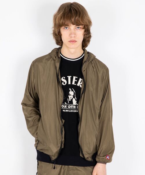 HYSTERIC GLAMOUR（ヒステリックグラマー）の「SEE NO EVILワッペン フーデットブルゾン（ブルゾン・メンズ・ブラック/カーキ・SMALL/MEDIUM/LARGE/X-LARGE）」の6枚目の写真