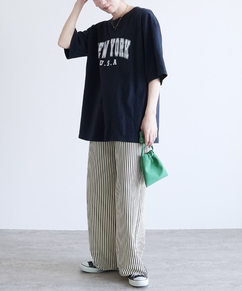 エンボスいろいろ 無地/ストライプエンボス加工イージーパンツ（その他パンツ