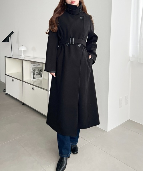 セール】ニットモッサ2WAYアレンジカラーウエストシェイプフレアレディ