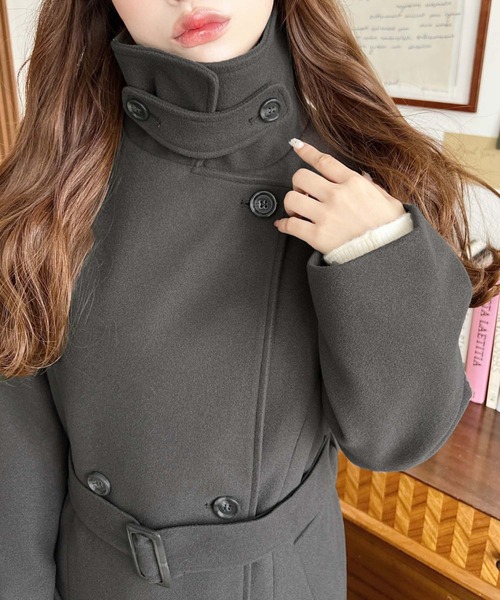 セール】ニットモッサ2WAYアレンジカラーウエストシェイプフレアレディ