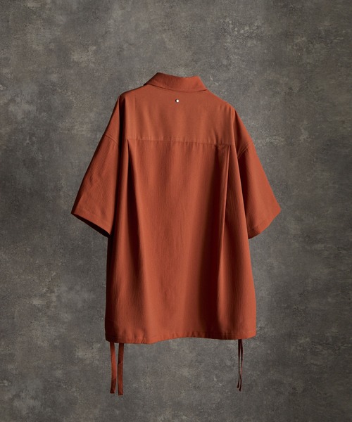 CODE CRINKLE HALF ZIP SHIRT（シャツ/ブラウス）｜ADRER
