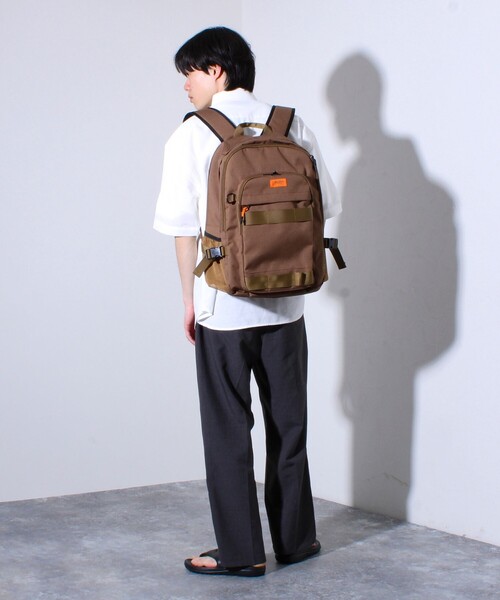 UNIVERSAL OVERALL(ユニバーサルオーバーオール)の「【UNIVERSAL OVERALL】TAPE RUCKSACK バックパック リュック(バックパック/リュック・メンズ・チャコールグレー/ベージュ/ネイビー/ブラック・FREE)」の6枚目の写真